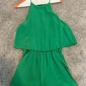 Kelly green romper